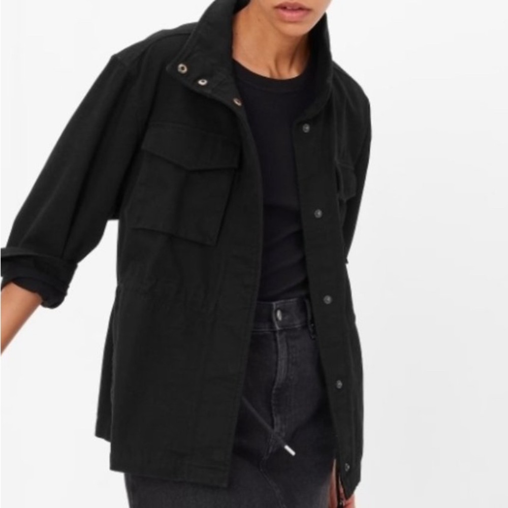 GAP Women's Classic Black Utility Jacket